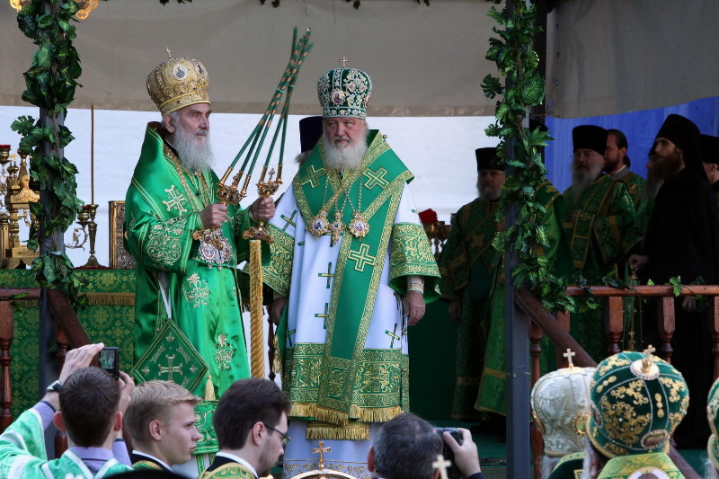 Патриарх Кирилл призвал паломников быть мужественными и верными Христу