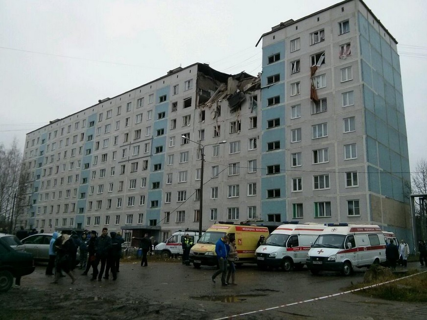 Взрыв бытового газа в Загорских Далях разрушил девятиэтажный дом
