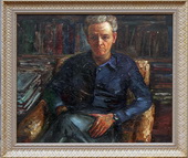 Портрет ученого. Холст, масло, 70х90, 1984 г.